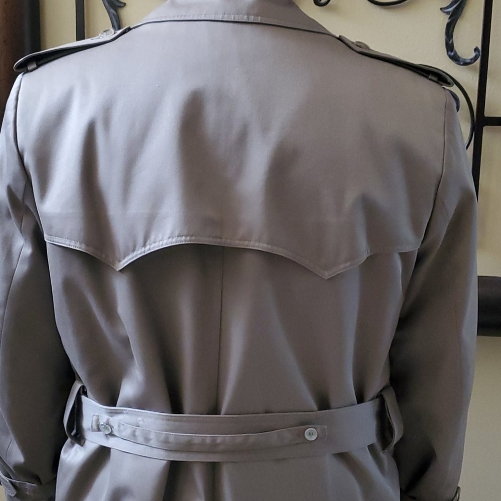 Men's Trench Coat W/ Removal Winter Lining Gem